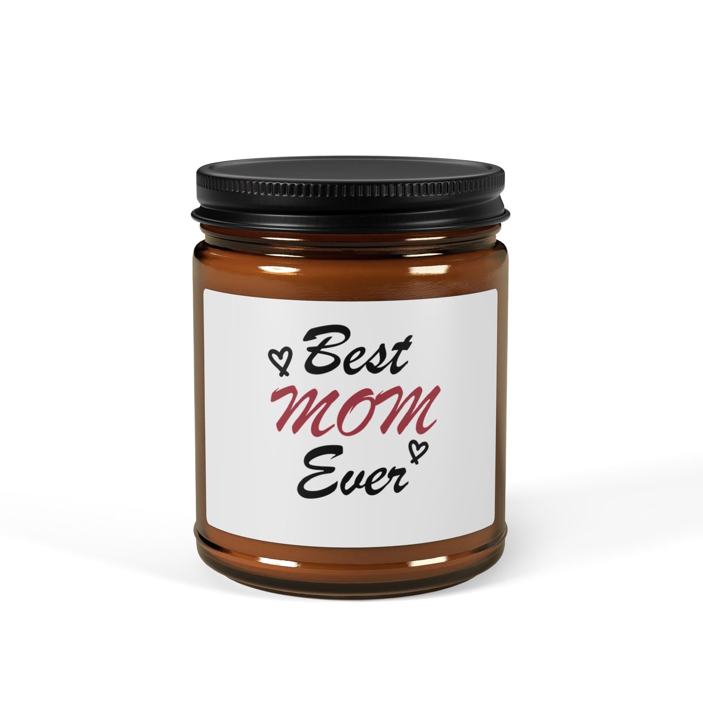 Best Mom Ever | Scented Soy Candle (Multi-Size, Amber Jar)