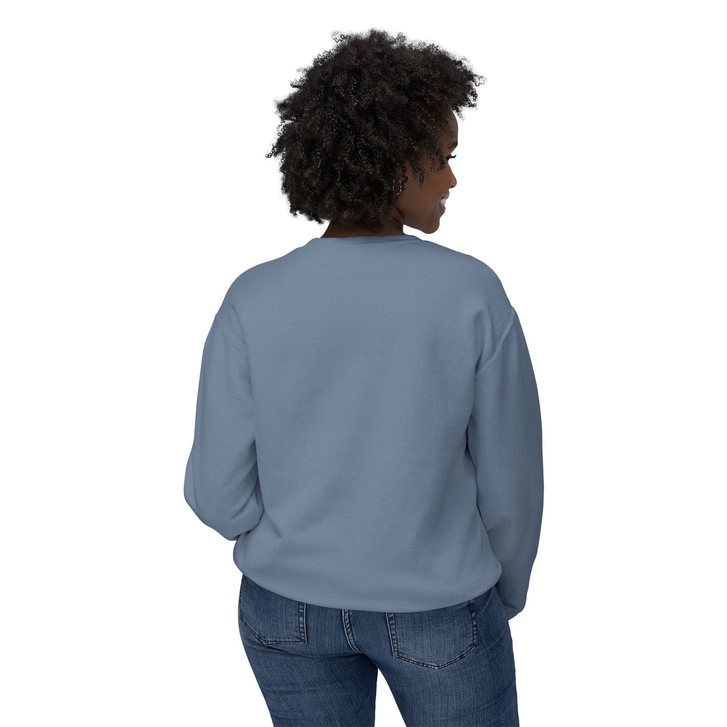 Meow_Unisex Lightweight Crewneck Sweatshirt