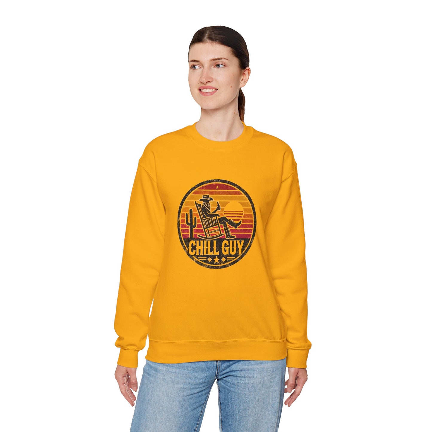 Chill Cowboy | Unisex Heavy Blend™ Crewneck Sweatshirt
