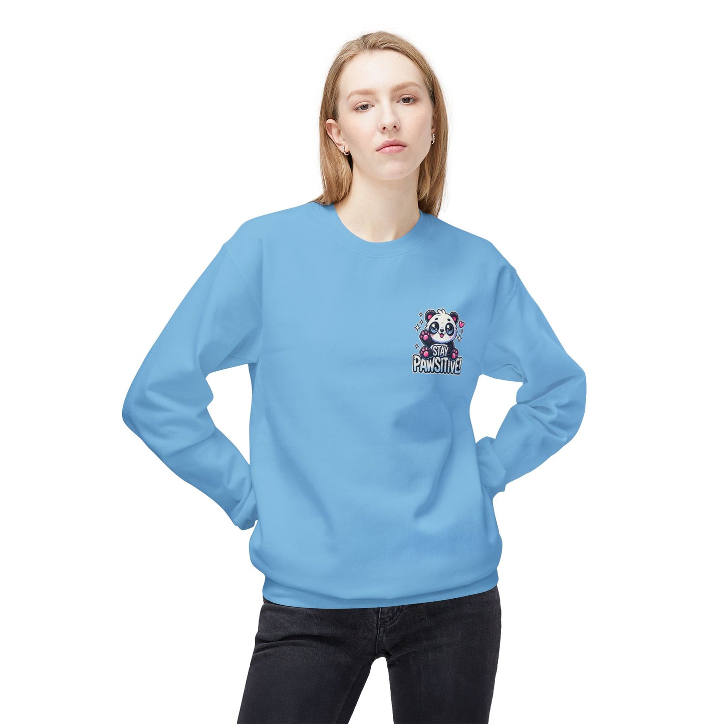 Pawsitive | Unisex Midweight Softstyle Fleece Crewneck Sweatshirt