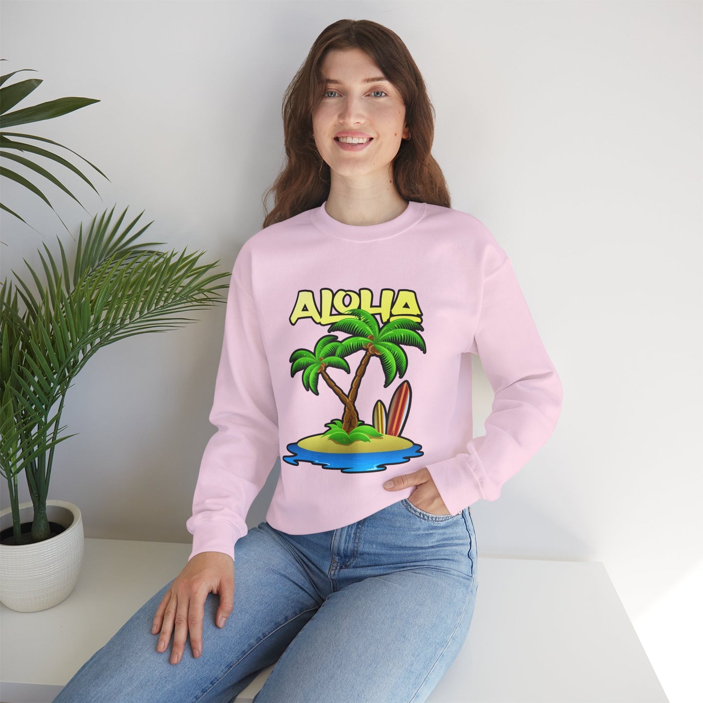 ALOHA | Unisex Heavy Blend™ Crewneck Sweatshirt