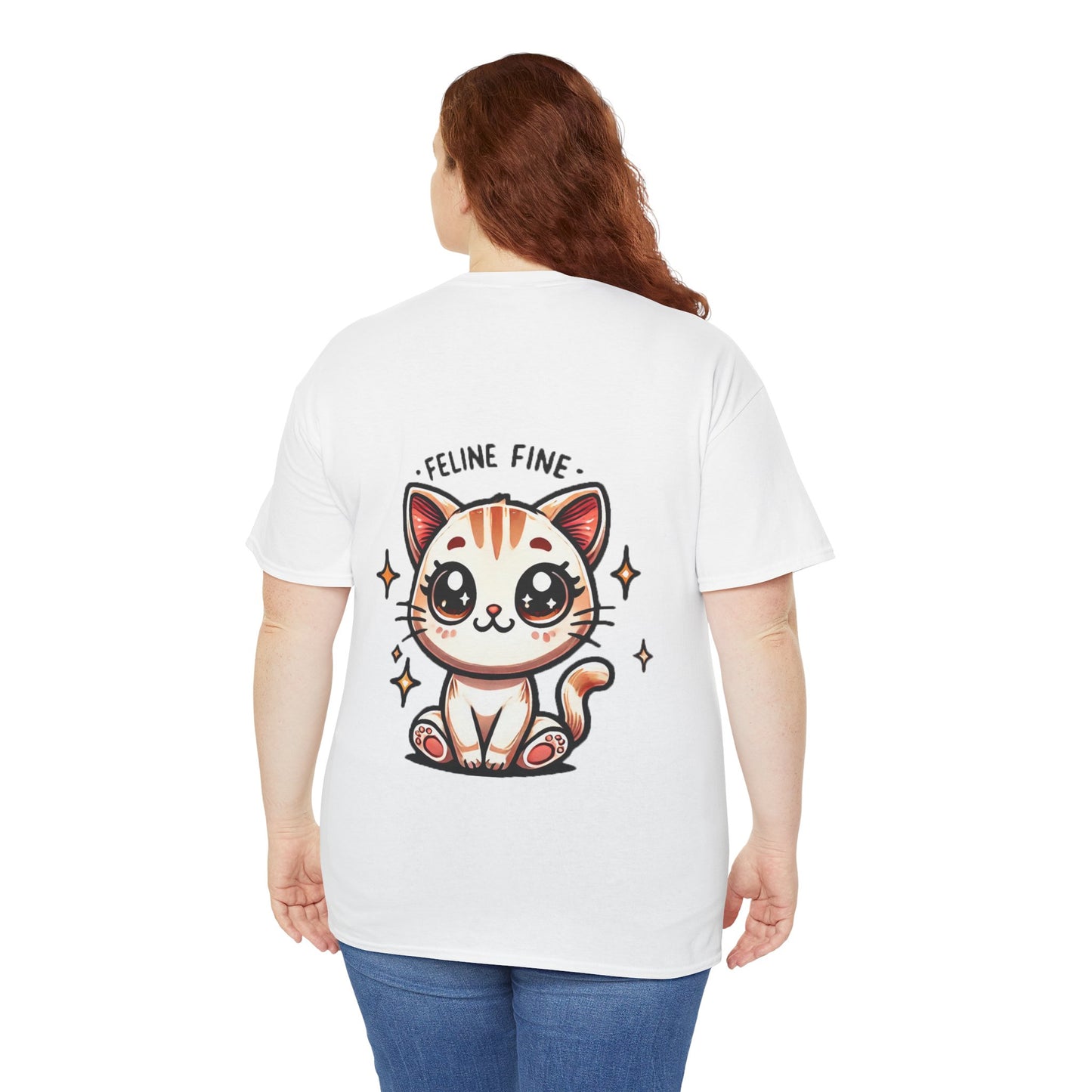 Feline Fine | Unisex Heavy Cotton Tee