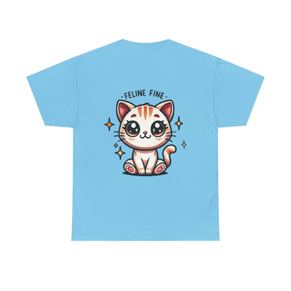 Feline Fine | Unisex Heavy Cotton Tee