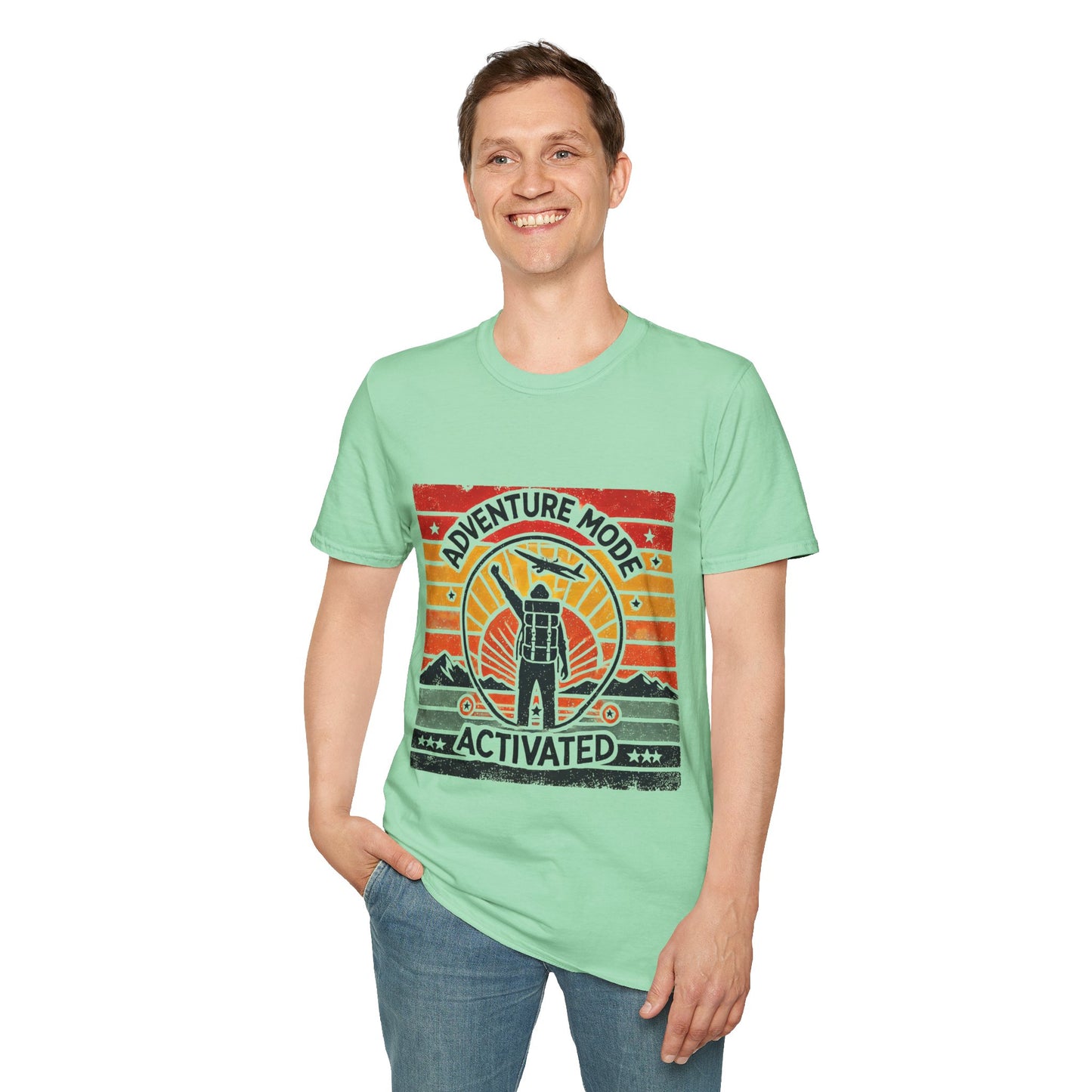 Adventure Mode Activated | Unisex Softstyle T-Shirt