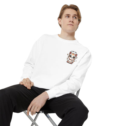 Feline Fine | Unisex Garment-Dyed Sweatshirt