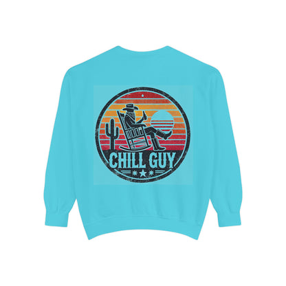 Chill Cowboy | Unisex Garment-Dyed Sweatshirt