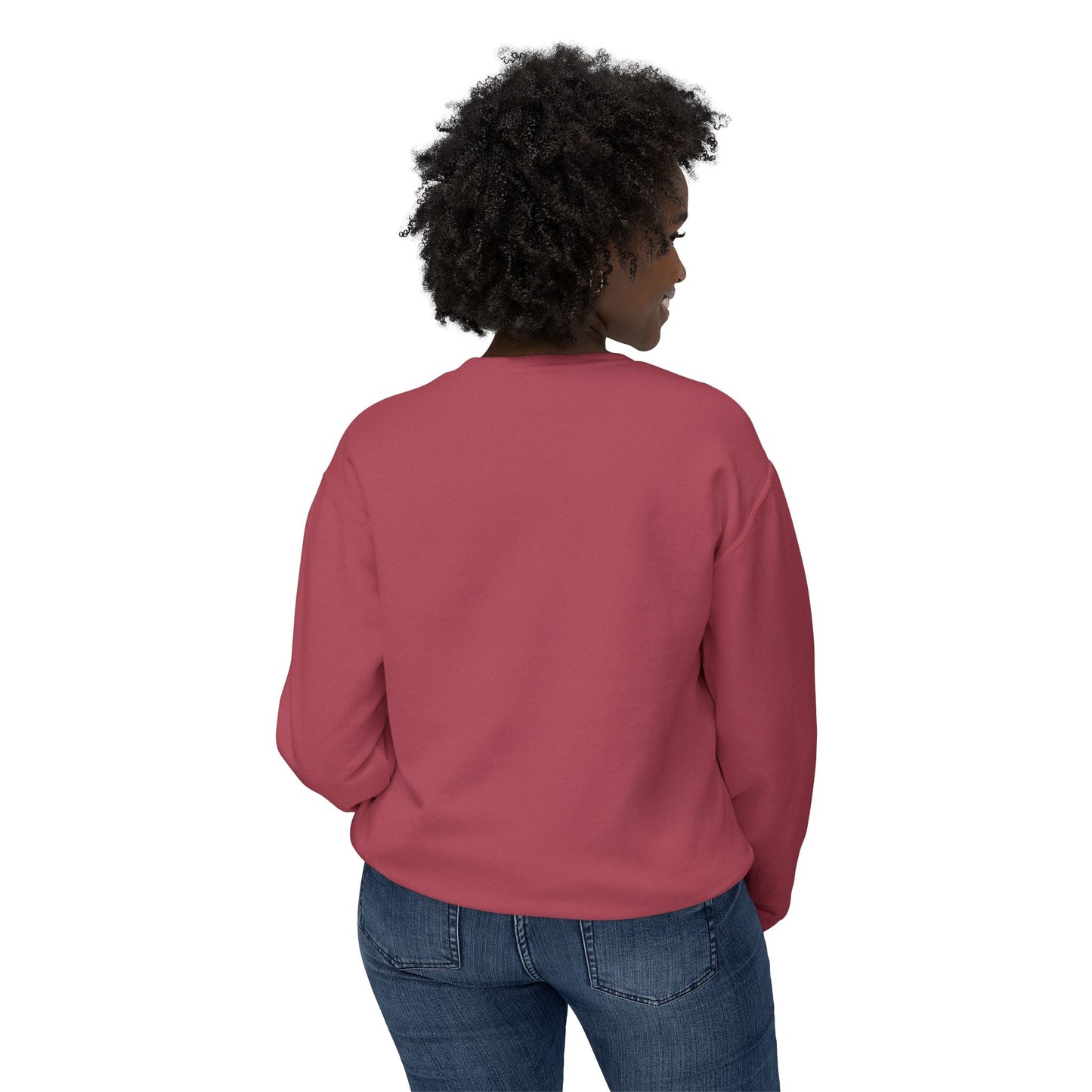 Meow_Unisex Lightweight Crewneck Sweatshirt