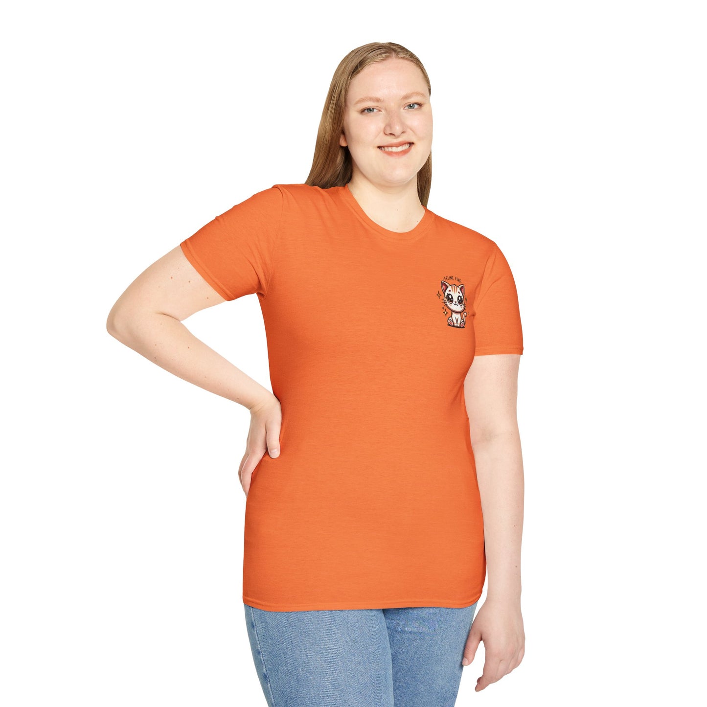 Feline Fine | Unisex Softstyle T-Shirt