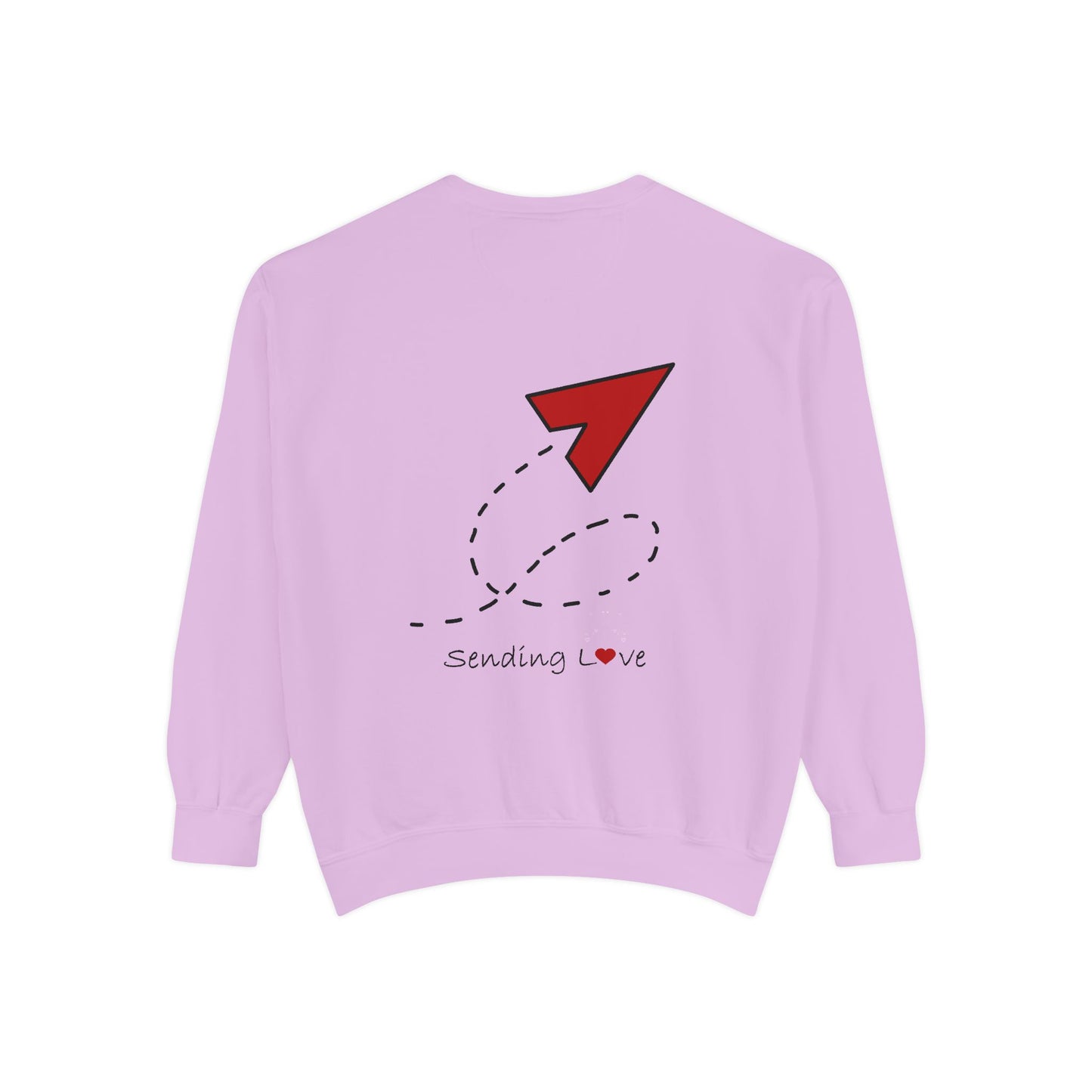 Sending Love | Unisex Garment-Dyed Sweatshirt