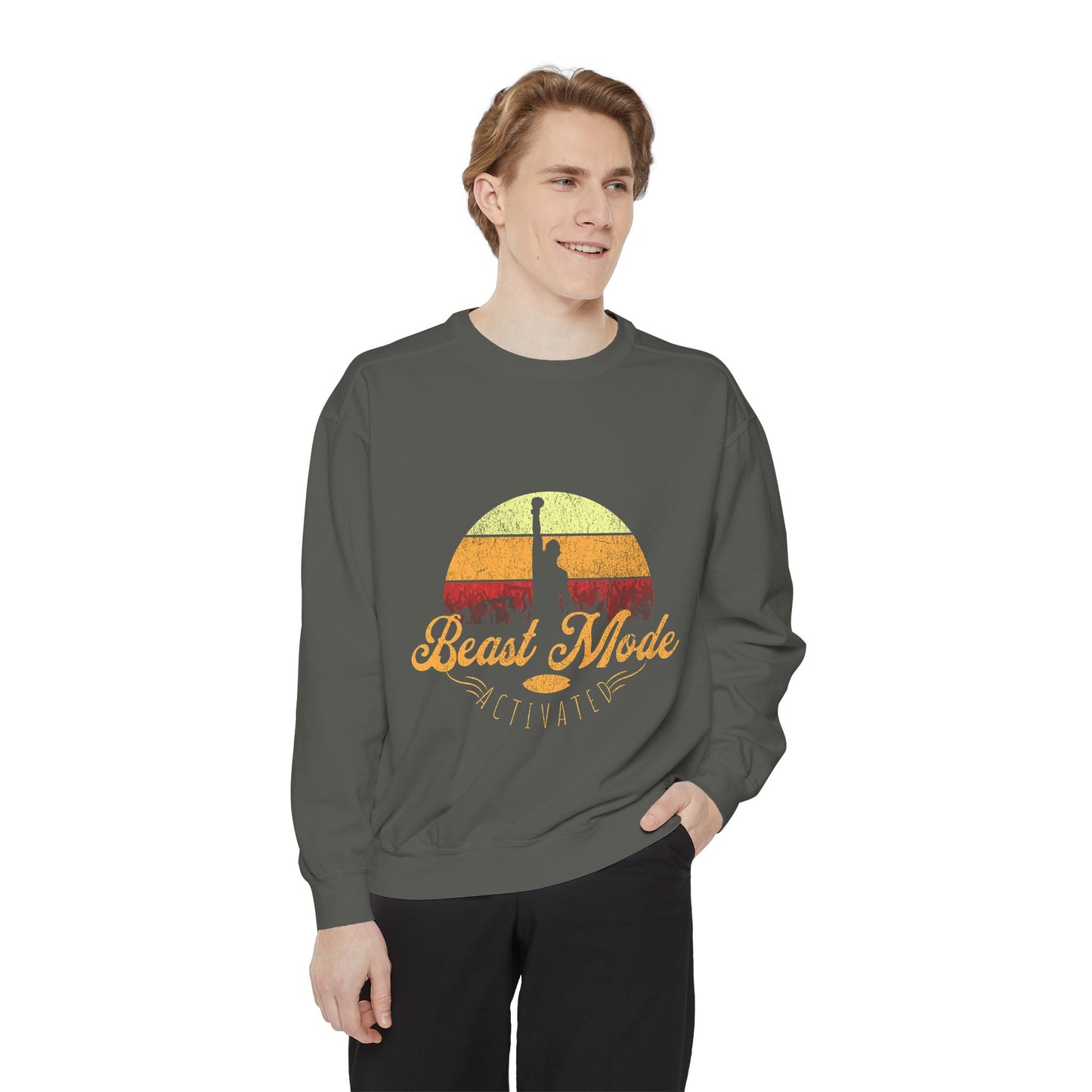 Beast Mode Activated | Unisex Garment-Dyed Sweatshirt