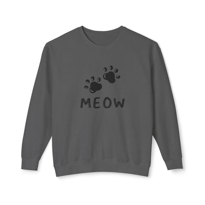 MEOW_Unisex Lightweight Crewneck Sweatshirt