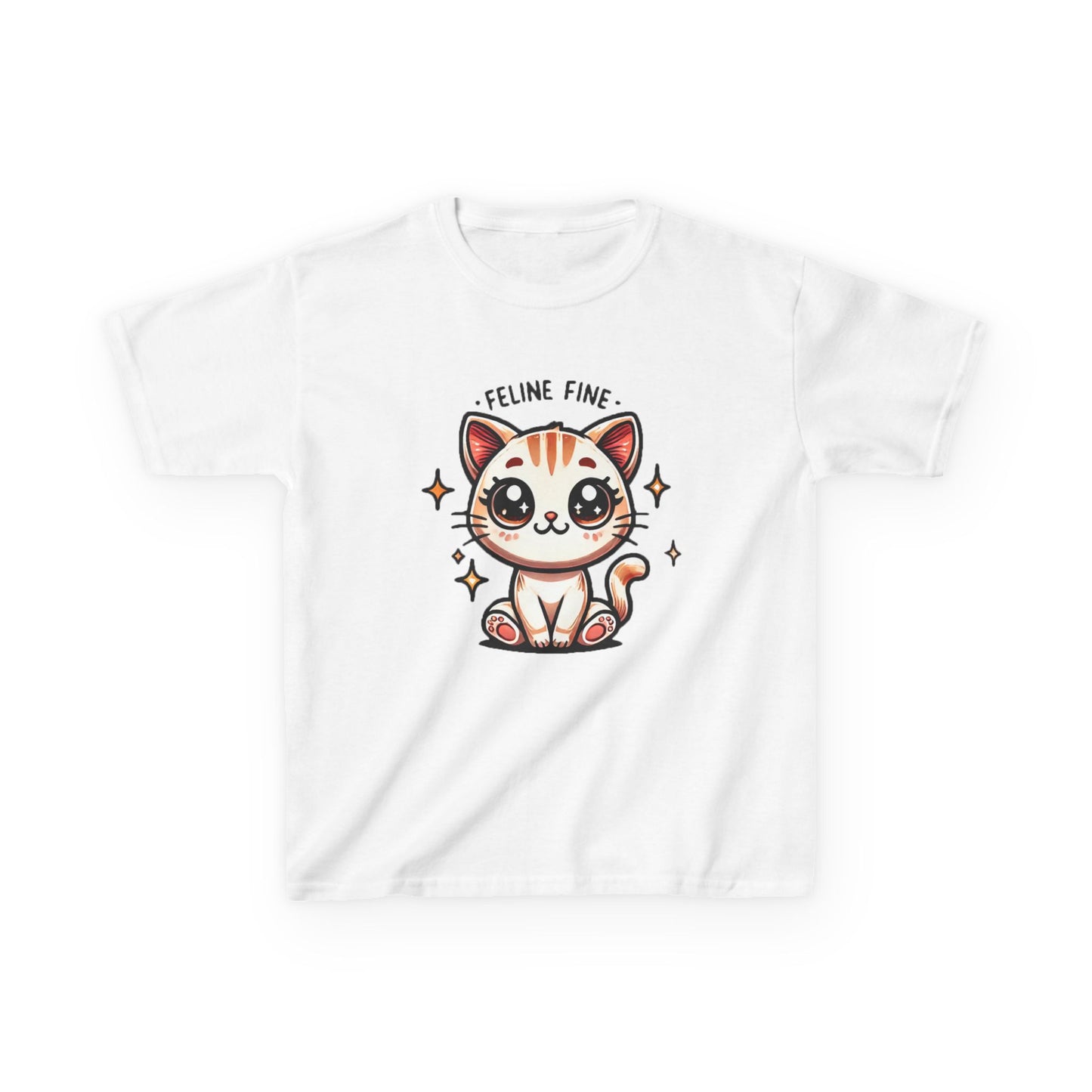 Feline Fine | Kids Heavy Cotton™ Tee