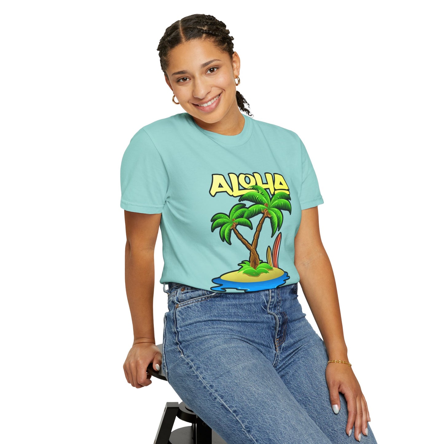 ALOHA | Unisex Garment-Dyed T-shirt