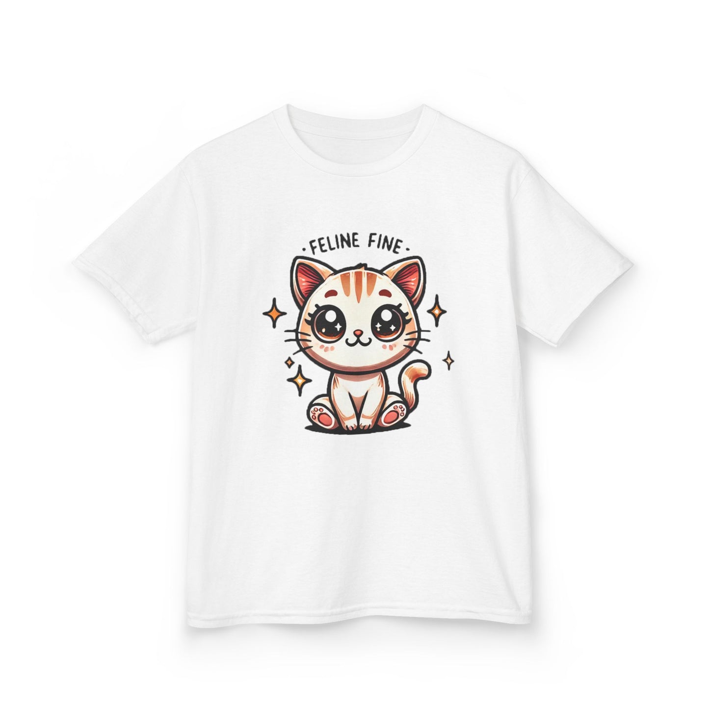 Feline Fine | Kids Heavy Cotton™ Tee