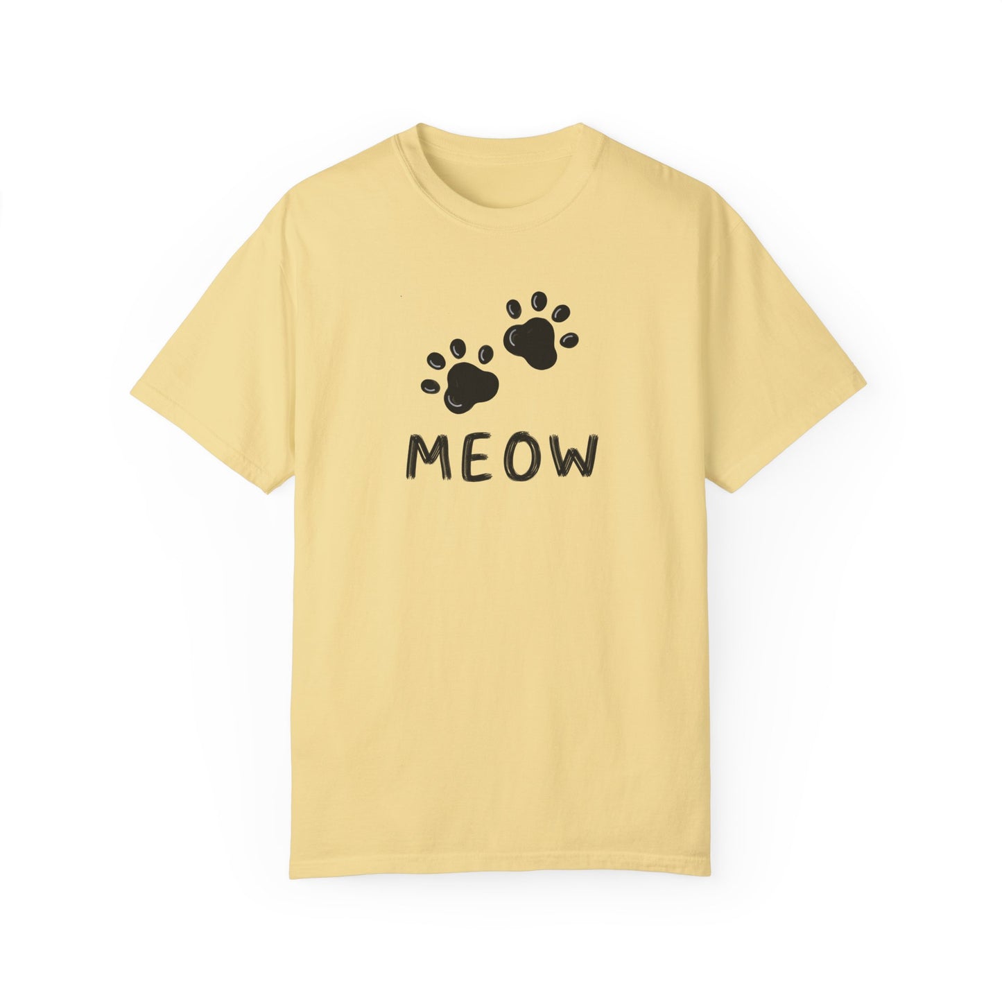 MEOW_Unisex Garment-Dyed T-shirt