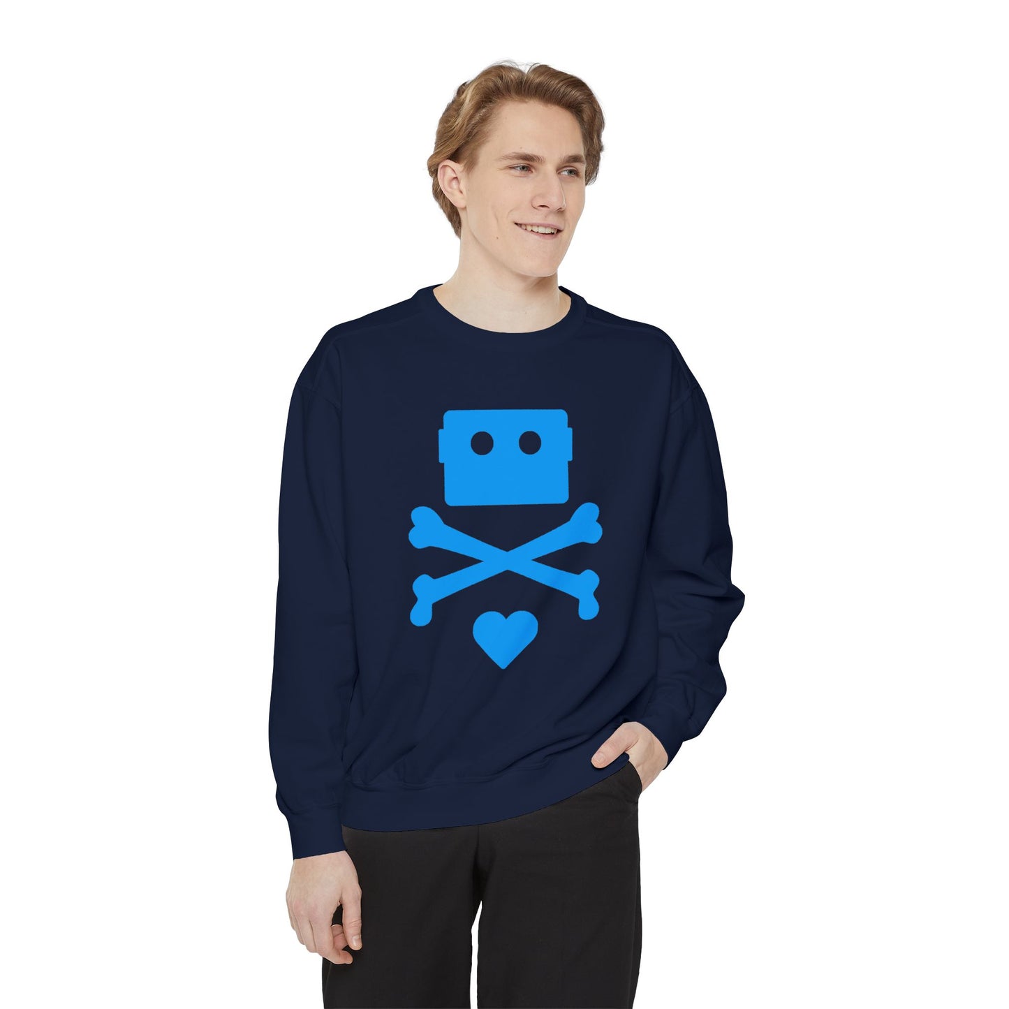 Zima Blue | Garment-Dyed Sweatshirt