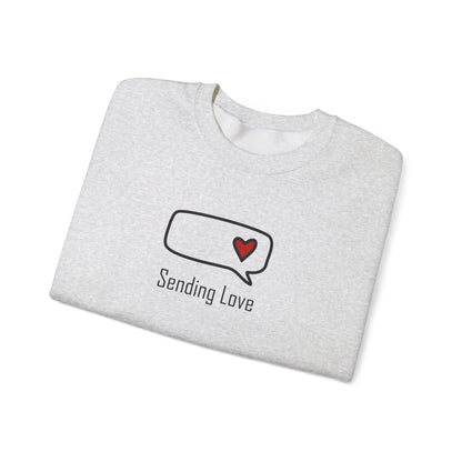 Sending Love_Unisex Heavy Blend™ Crewneck Sweatshirt