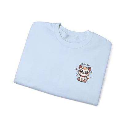 Feline Fine | Unisex Heavy Blend™ Crewneck Sweatshirt