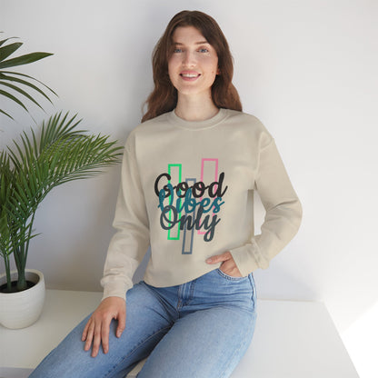 Good Vibes Only | Unisex Heavy Blend™ Crewneck Sweatshirt
