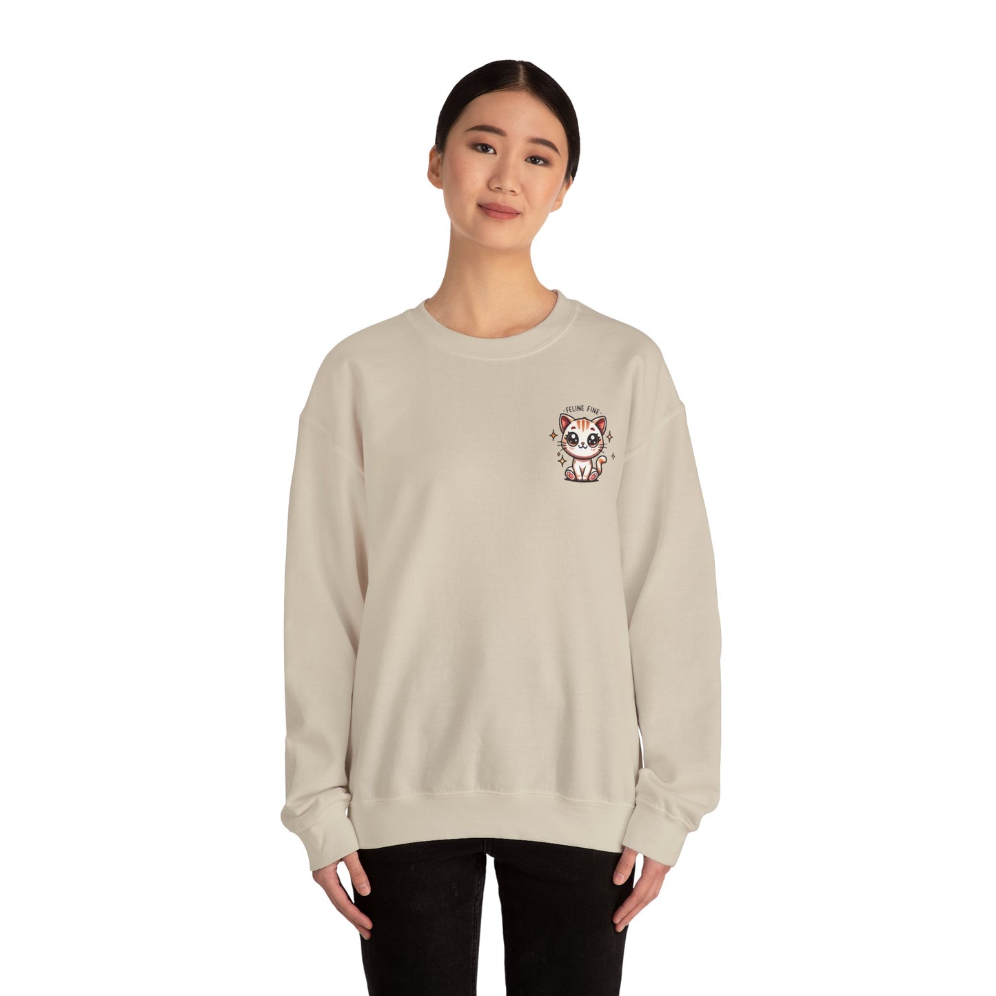 Feline Fine | Unisex Heavy Blend™ Crewneck Sweatshirt