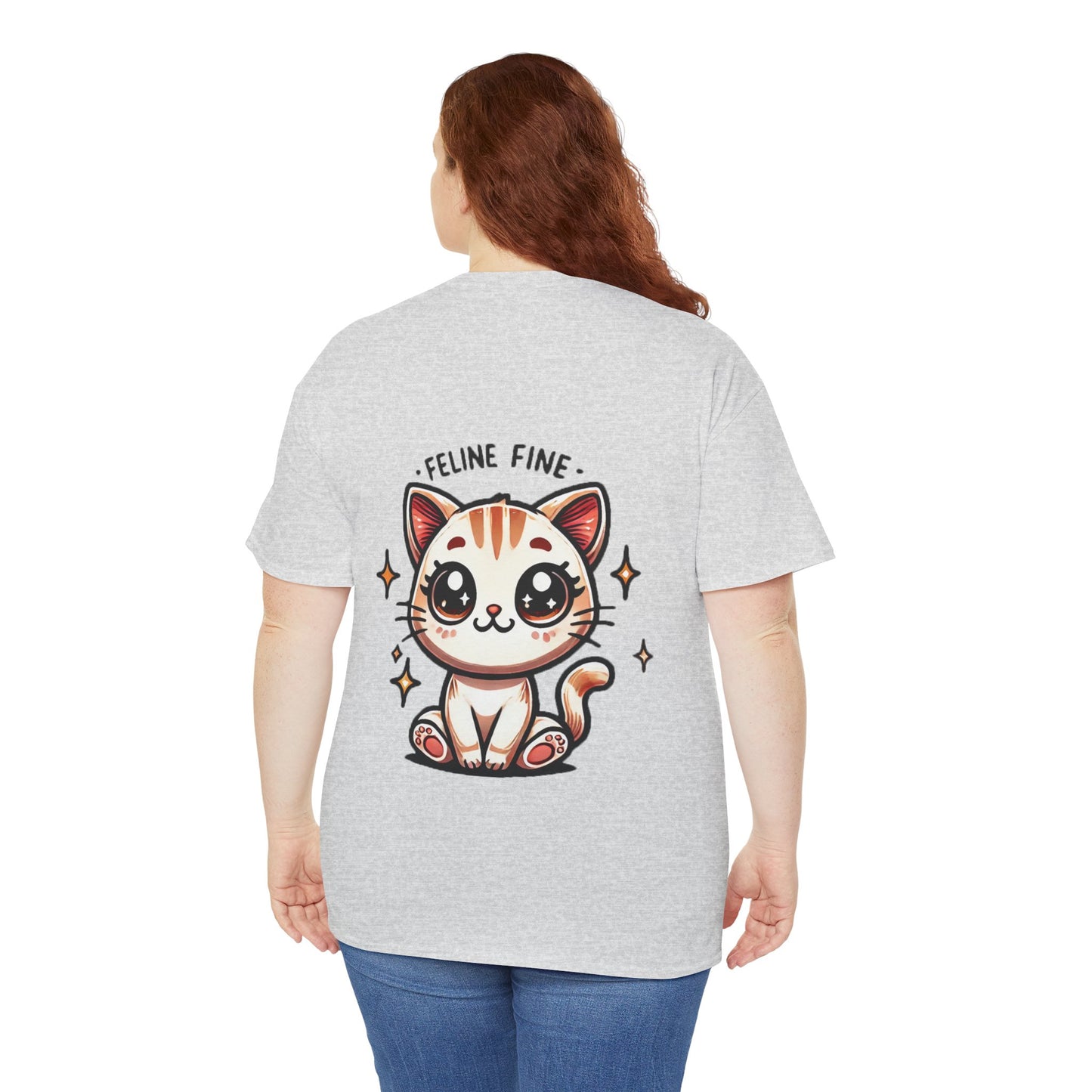 Feline Fine | Unisex Heavy Cotton Tee