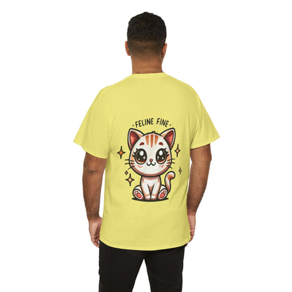 Feline Fine | Unisex Heavy Cotton Tee
