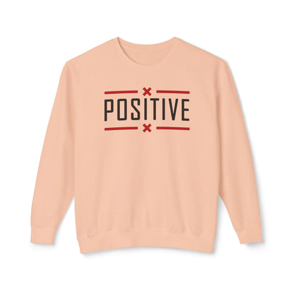 Positive_Unisex Lightweight Crewneck Sweatshirt