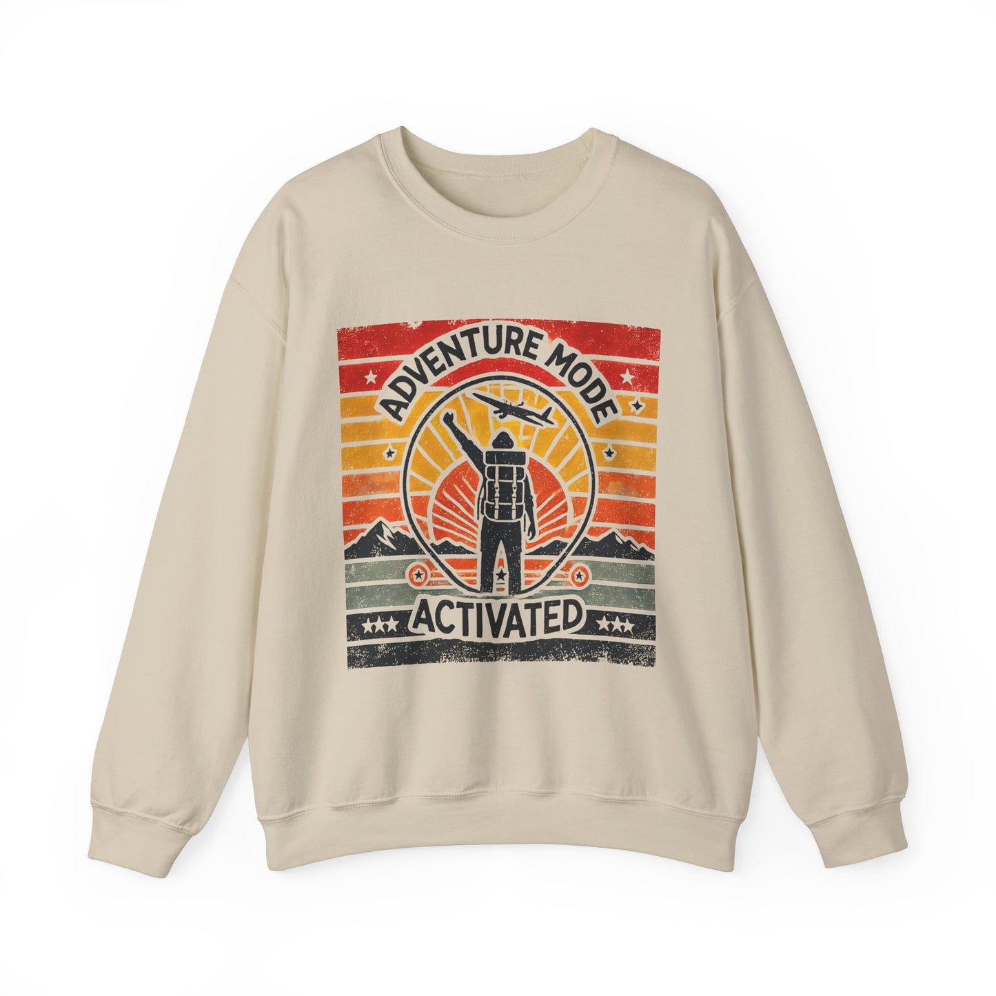 Adventure Mode Activated | Unisex Heavy Blend™ Crewneck Sweatshirt