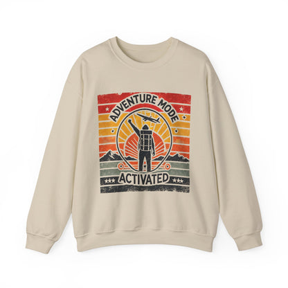 Adventure Mode Activated | Unisex Heavy Blend™ Crewneck Sweatshirt