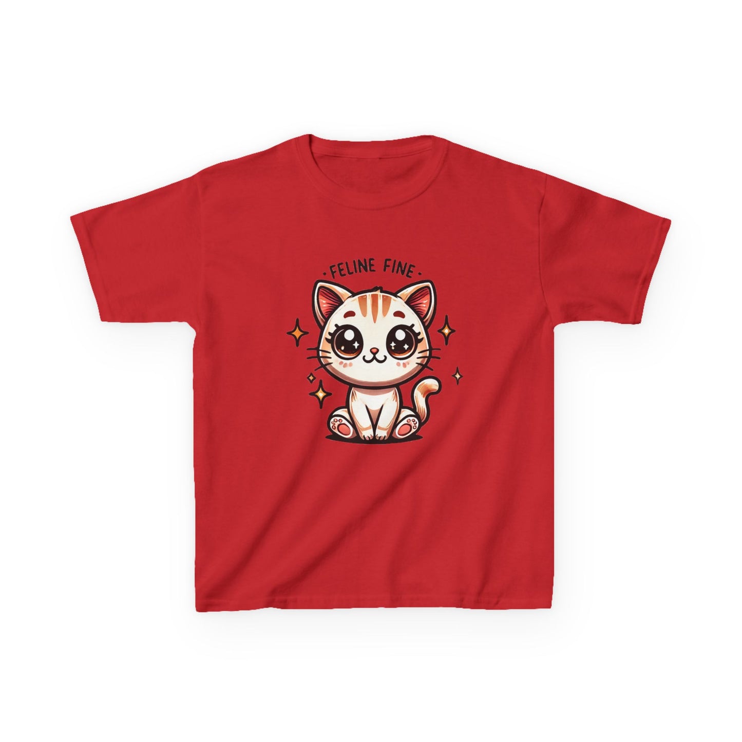 Feline Fine | Kids Heavy Cotton™ Tee
