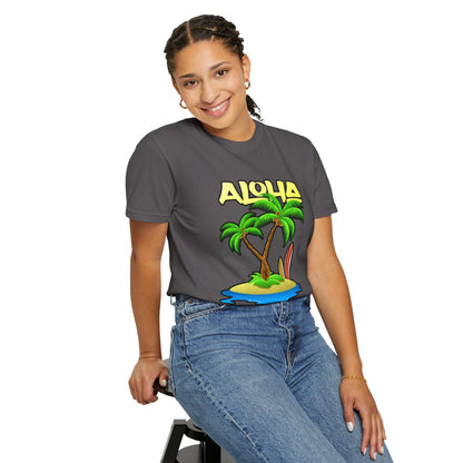 ALOHA | Unisex Garment-Dyed T-shirt