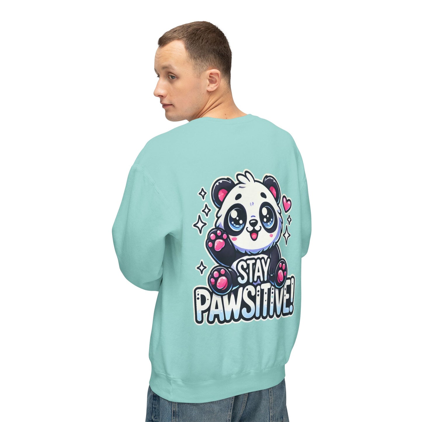 Pawsitive | Unisex Lightweight Crewneck Sweatshirt