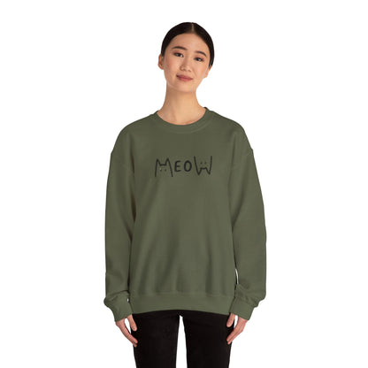 Meow_Unisex Heavy Blend™ Crewneck Sweatshirt