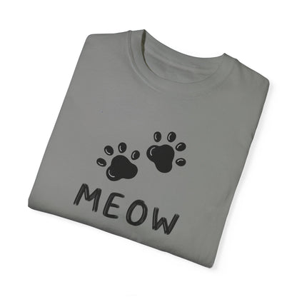 MEOW_Unisex Garment-Dyed T-shirt