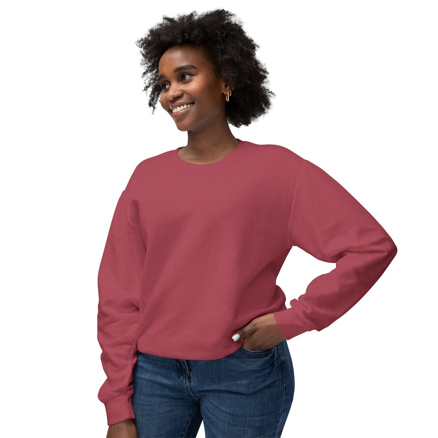 Sending Love | Unisex Lightweight Crewneck Sweatshirt