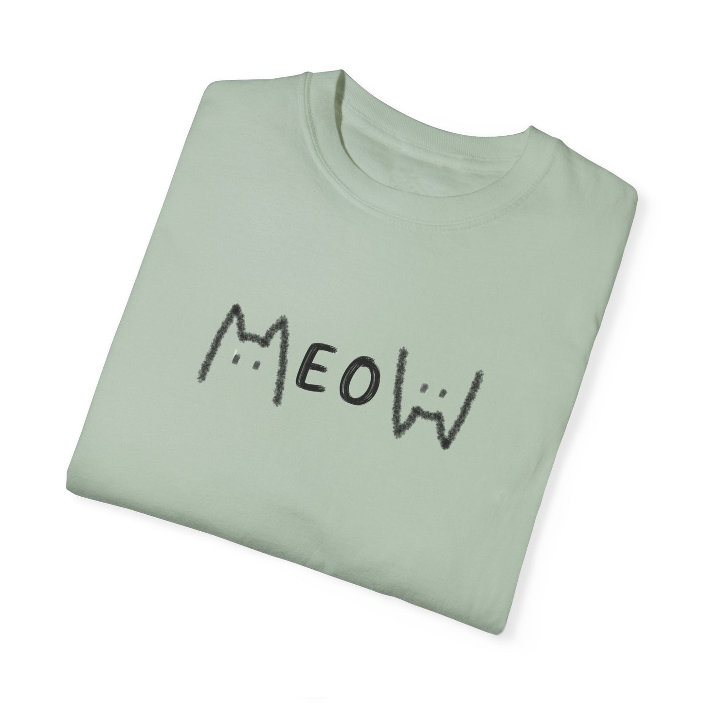Meow_Unisex Garment-Dyed T-shirt
