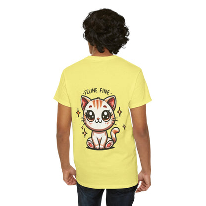 Feline Fine | Unisex Heavy Cotton Tee