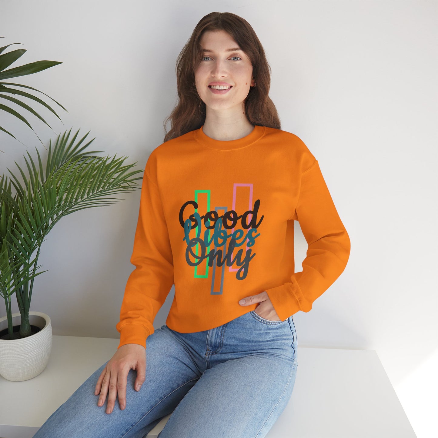 Good Vibes Only | Unisex Heavy Blend™ Crewneck Sweatshirt
