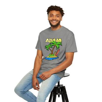 ALOHA | Unisex Garment-Dyed T-shirt