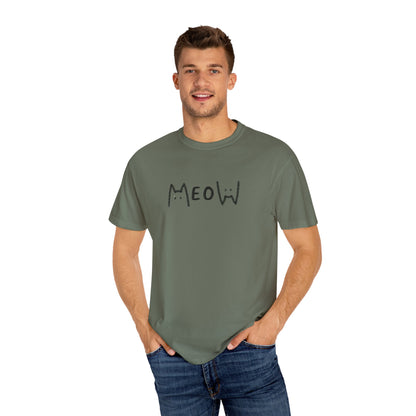 Meow_Unisex Garment-Dyed T-shirt