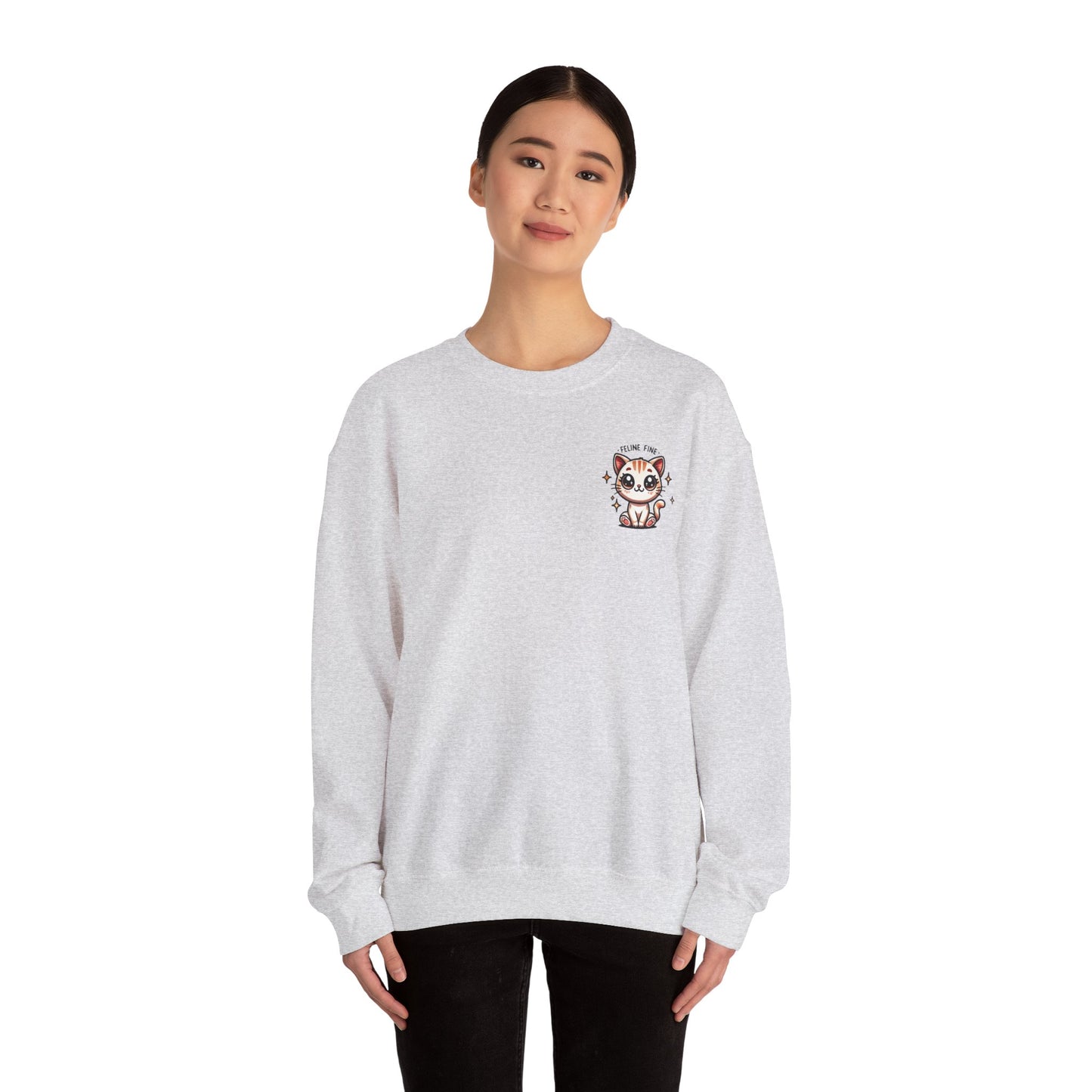Feline Fine | Unisex Heavy Blend™ Crewneck Sweatshirt