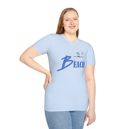 Life is Better at the Beach | Unisex Softstyle T-Shirt