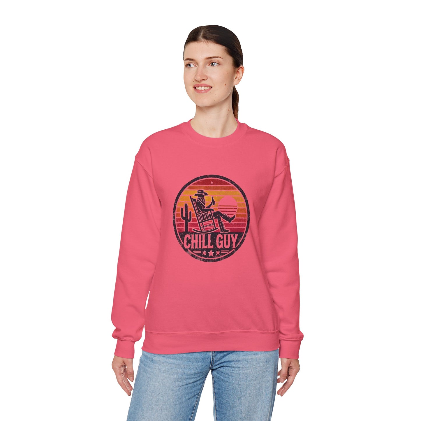 Chill Cowboy | Unisex Heavy Blend™ Crewneck Sweatshirt