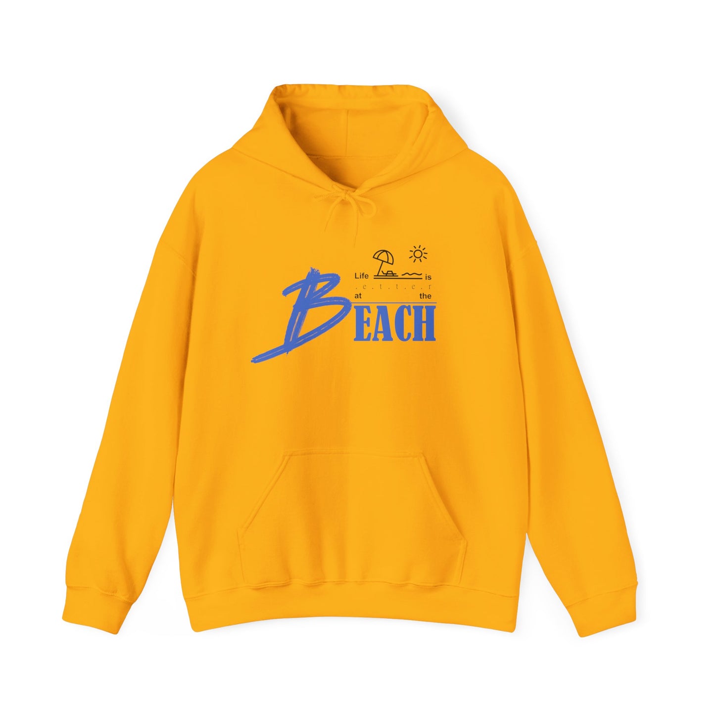 Life is Better at the Beach | Unisex Heavy Blend™ Hooded Sweatshirt