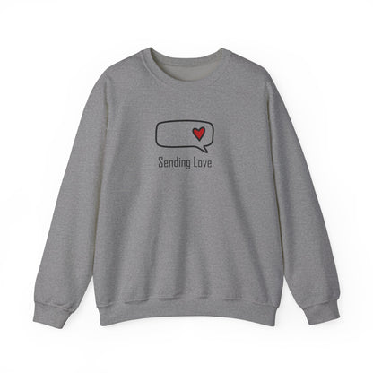Sending Love_Unisex Heavy Blend™ Crewneck Sweatshirt