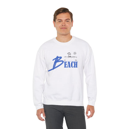 Life is Better at the Beach | Unisex Heavy Blend™ Crewneck Sweatshirt