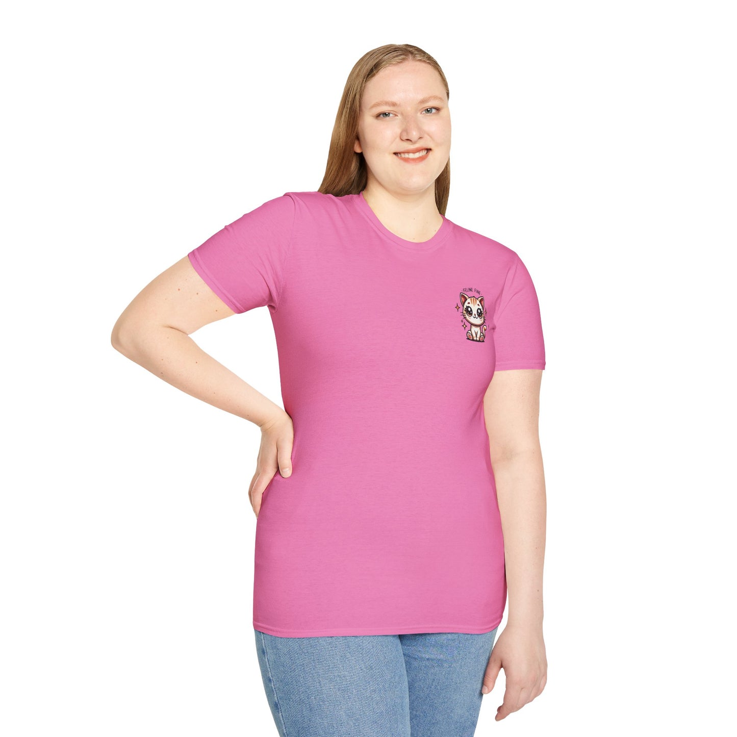Feline Fine | Unisex Softstyle T-Shirt