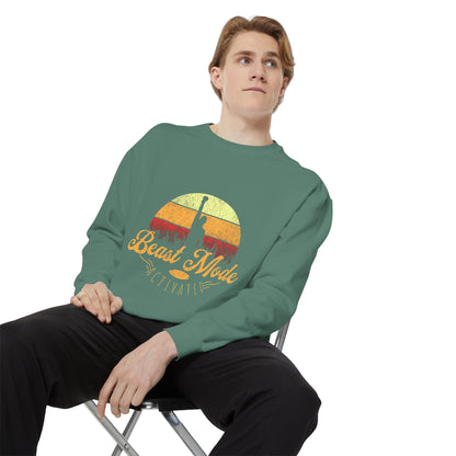 Beast Mode Activated | Unisex Garment-Dyed Sweatshirt
