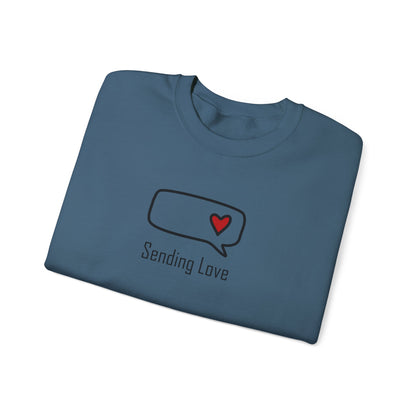Sending Love_Unisex Heavy Blend™ Crewneck Sweatshirt
