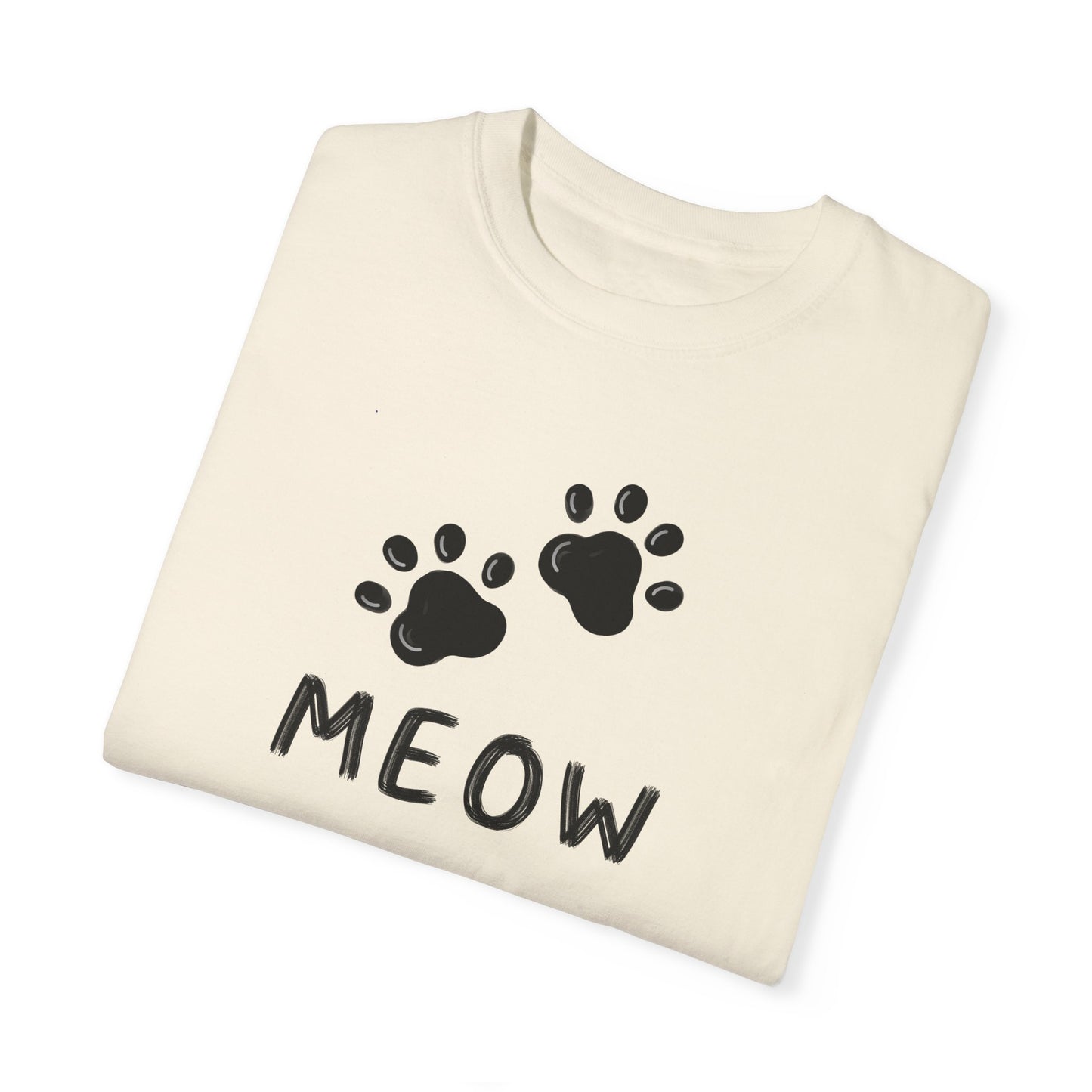 MEOW_Unisex Garment-Dyed T-shirt